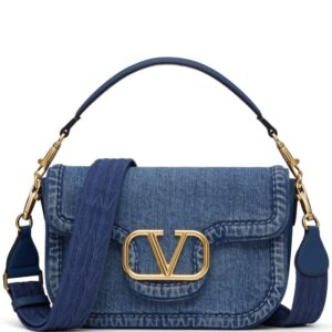 Valentino Garavani Alltime denim shoulder bag