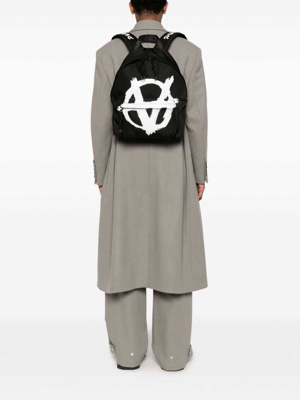 VETEMENTS monogram-print canvas backpack - Image 2