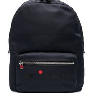 Kiton logo-print backpack