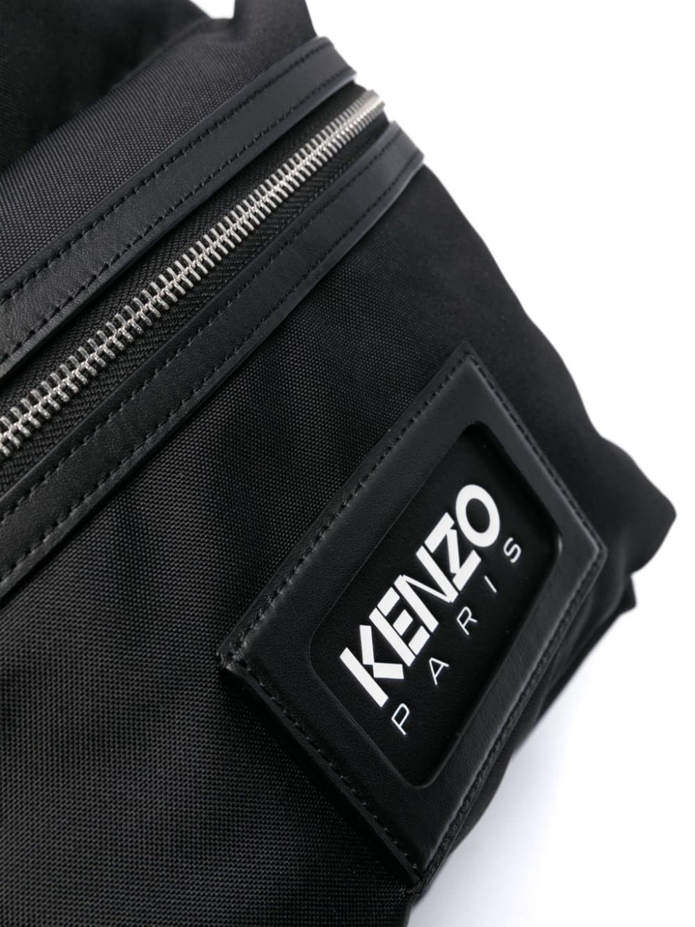 Kenzo logo-patch canvas backpack - Image 4
