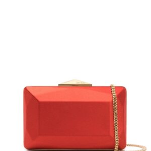 Jimmy Choo Diamond Box satin clutch bag