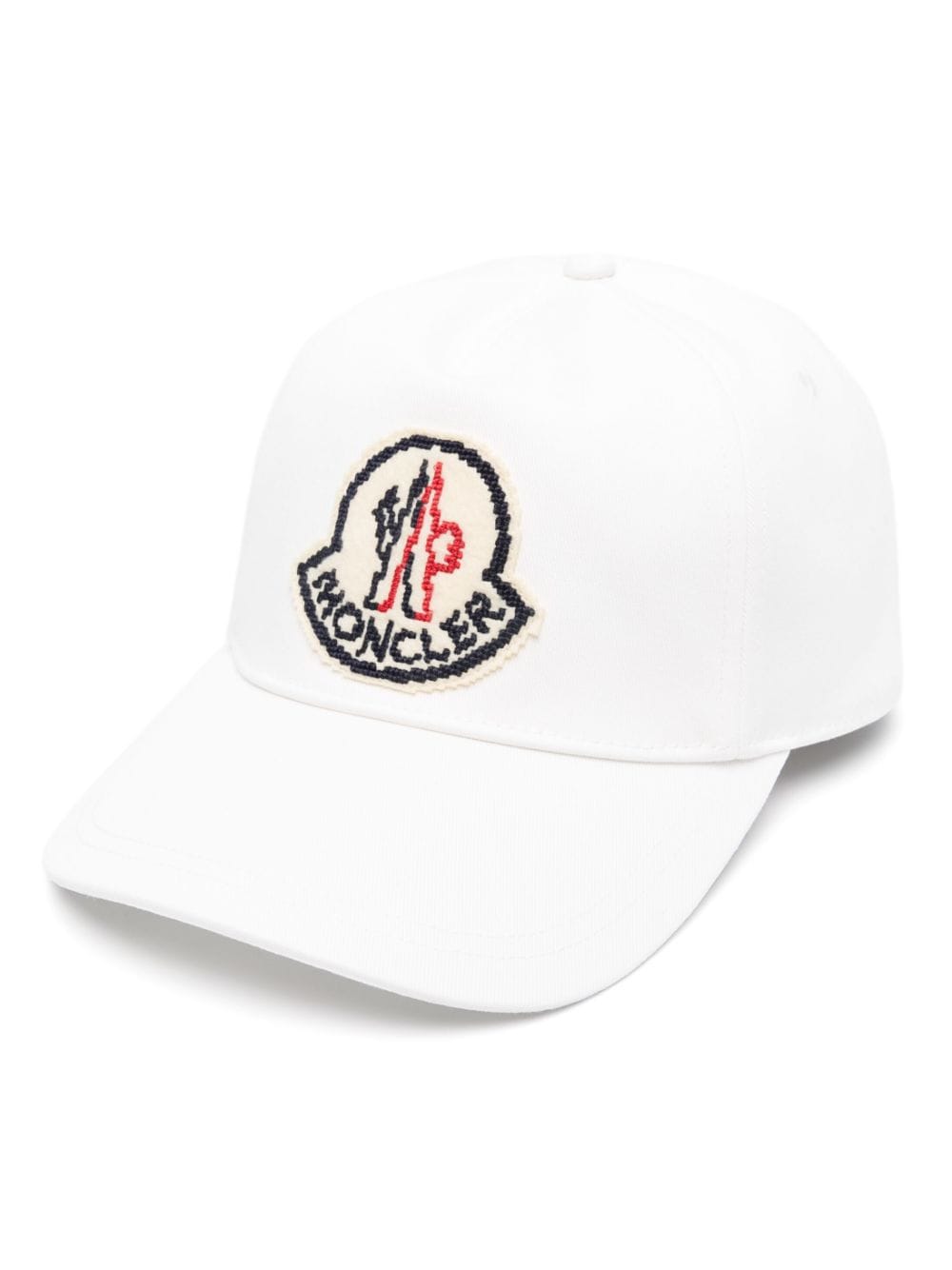 Moncler logo-appliqué cotton cap