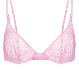 Kiki de Montparnasse  Crochet mesh demi bra