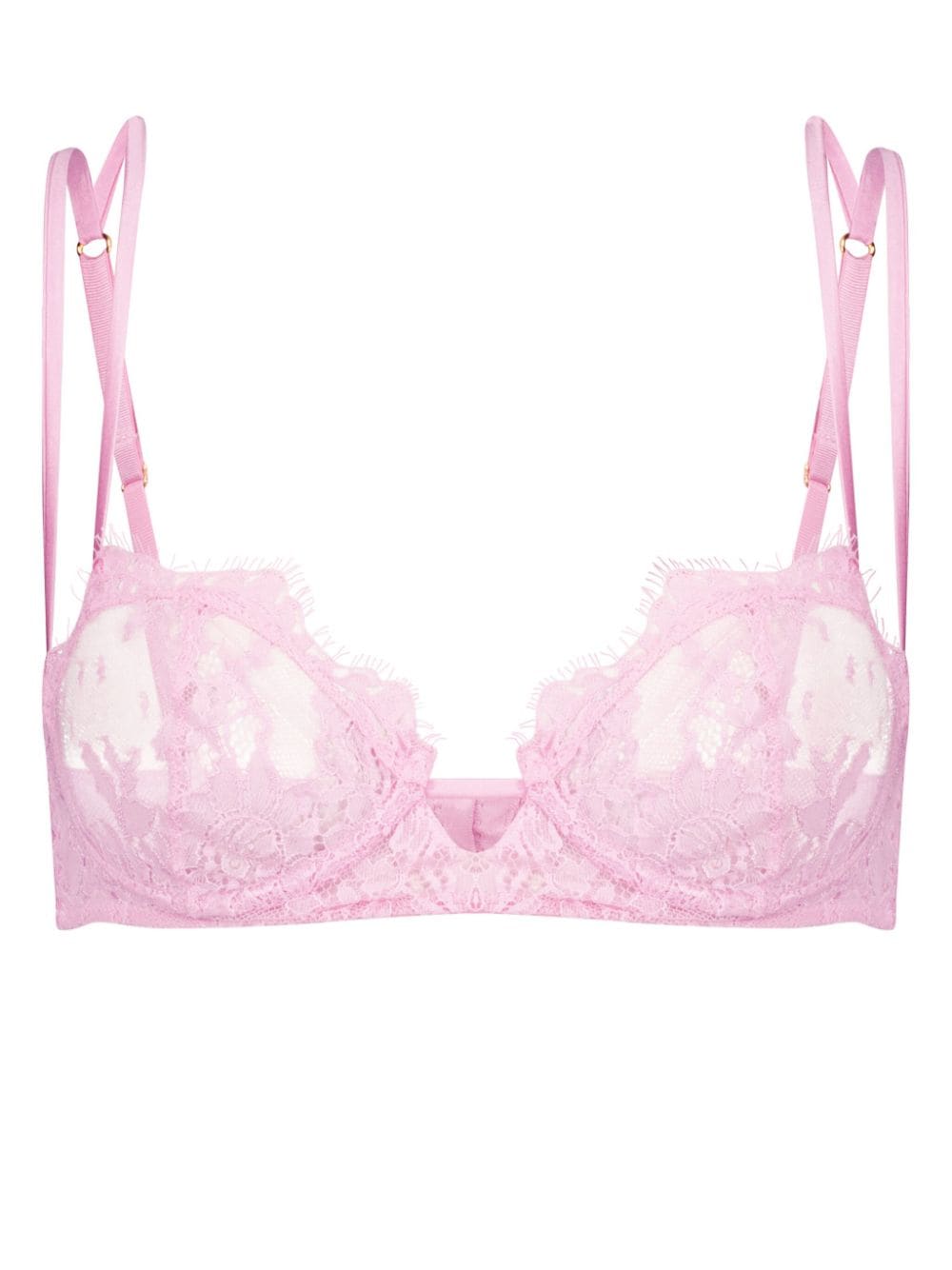 Kiki de Montparnasse Jolie floral-lace balconette bra
