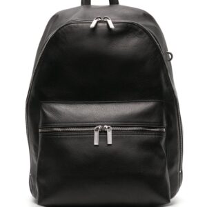 Rick Owens grained leather laptop backpack