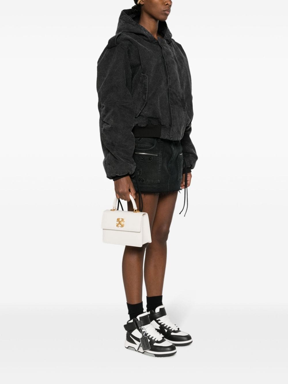 Off-White Jitney 1.4 leather tote bag - Image 2