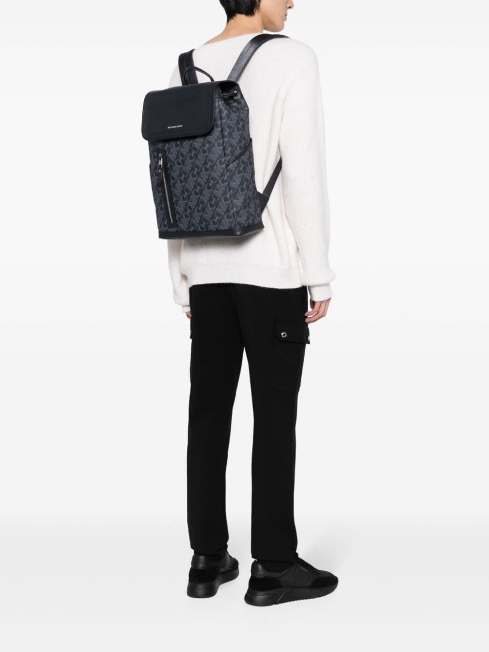 Michael Kors Hudson logo-print backpack - Image 4