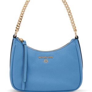 Michael Kors logo-plaque leather shoulder bag