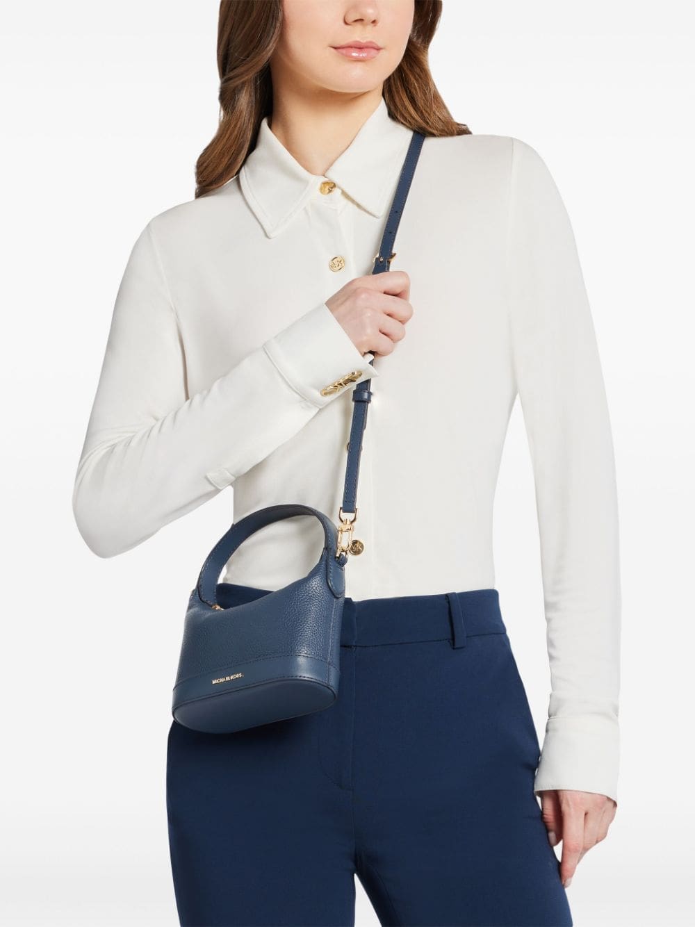 Michael Kors cross-body leather bag - Image 2