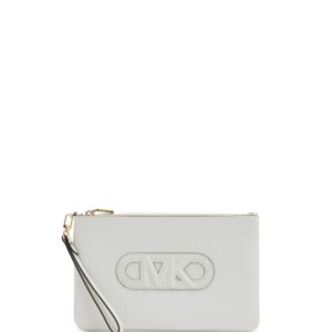 Michael Kors large Jet Set leather clutch bag