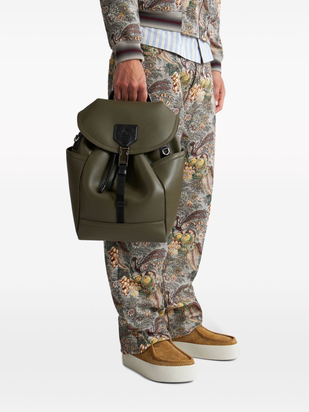 ETRO medium leather backpack - Image 2