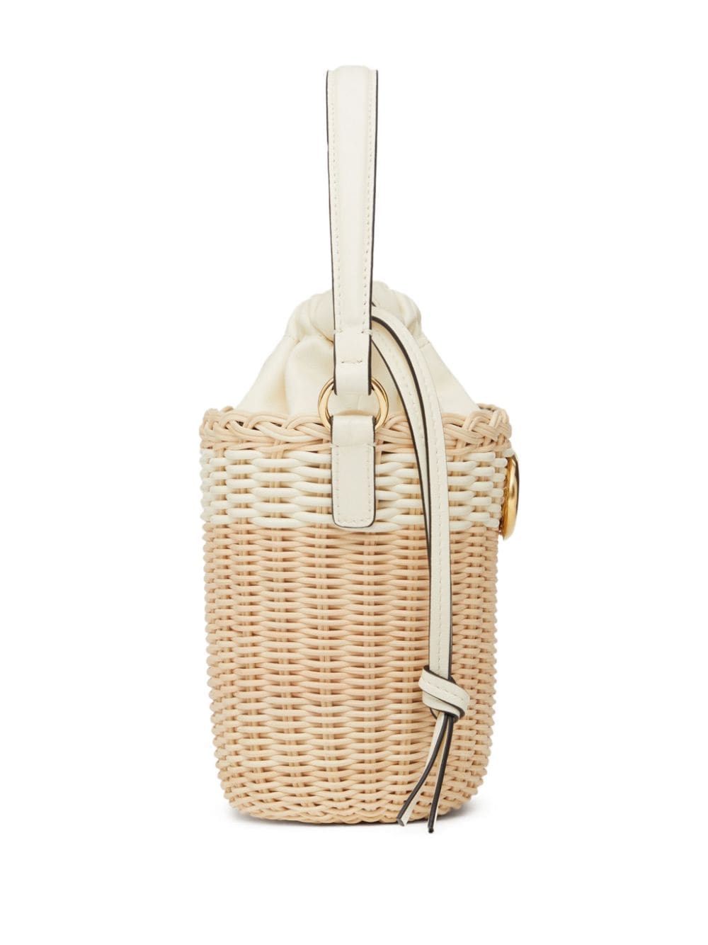 Valentino Garavani VLogo Signature wicker bucket bag - Image 5