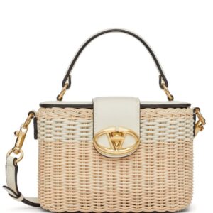 Valentino Garavani VLogo Signature wicker vanity bag