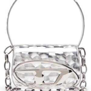 Diesel DIESEL 1DR FABRIC POLY MIRROR DETAIL SHOULDER BAG