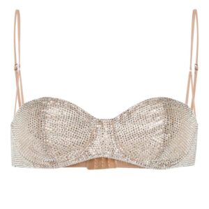 Giuseppe Di Morabito rhinestone balconette bra