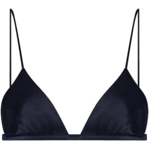 Alberta Ferretti  satin triangle bralette