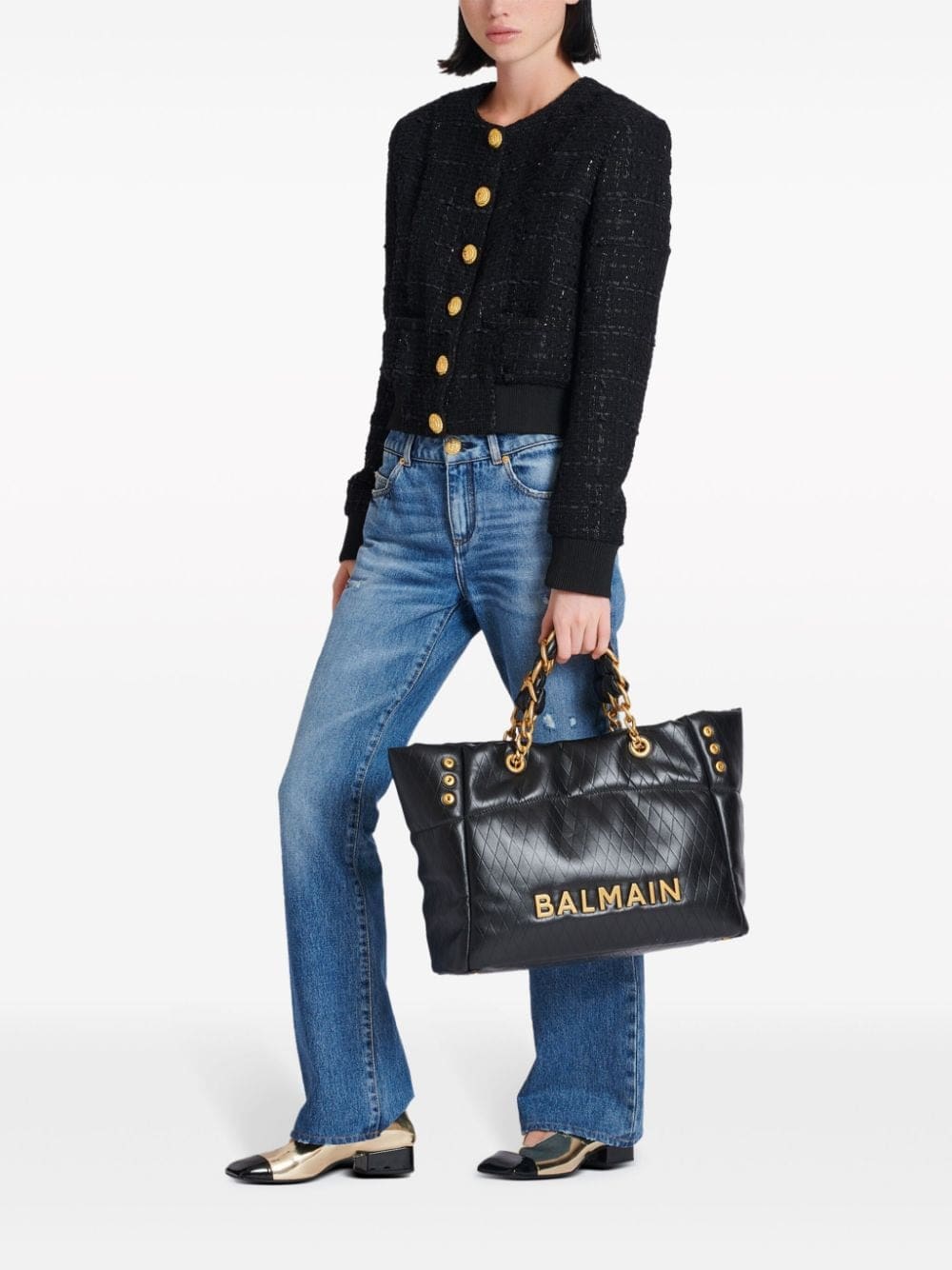 Balmain 1945 Soft tote bag - Image 2