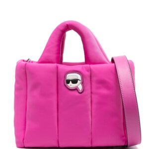 Karl Lagerfeld small K/Ikonik quilted tote bag