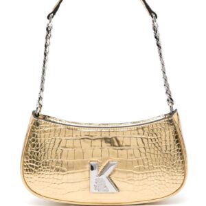 Karl Lagerfeld K/Kameo metallic shoulder bag
