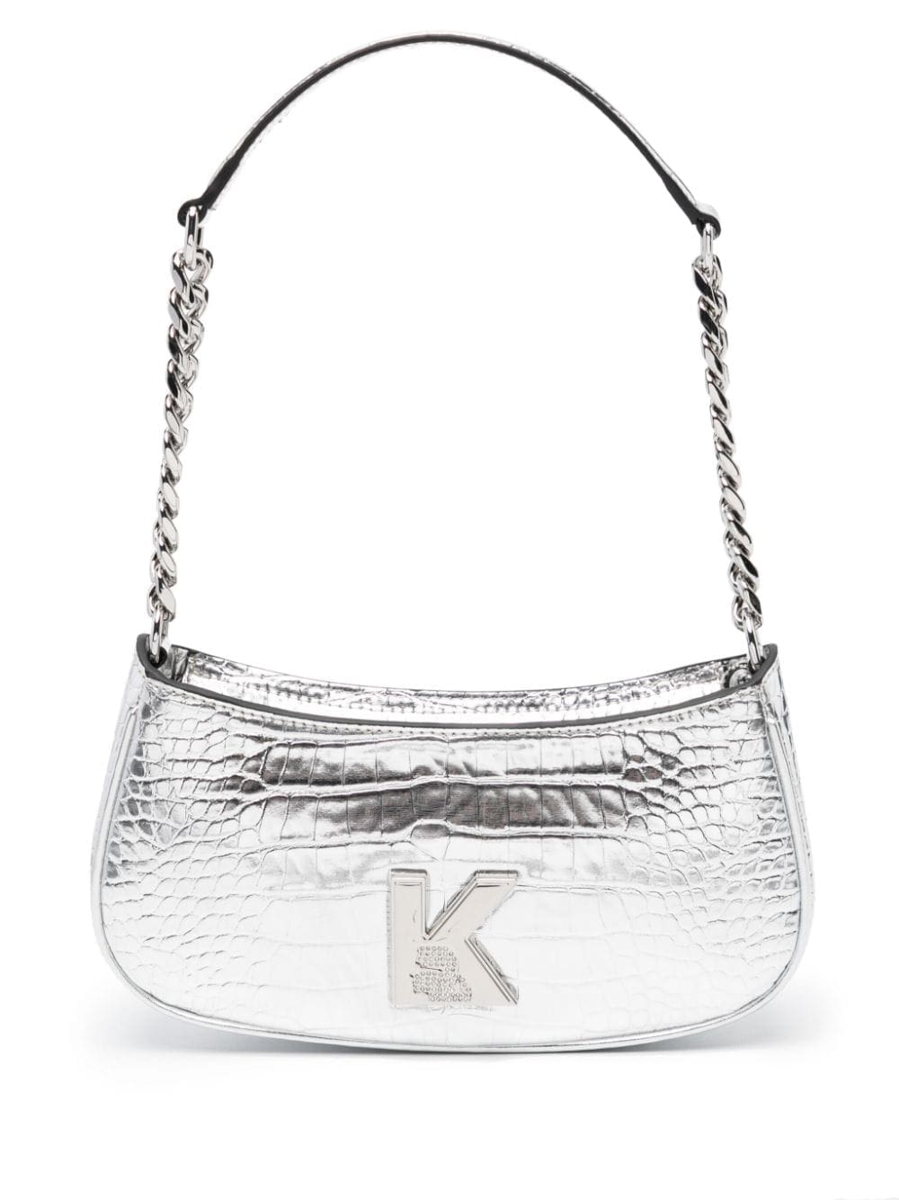Karl Lagerfeld K/Kameo metallic shoulder bag