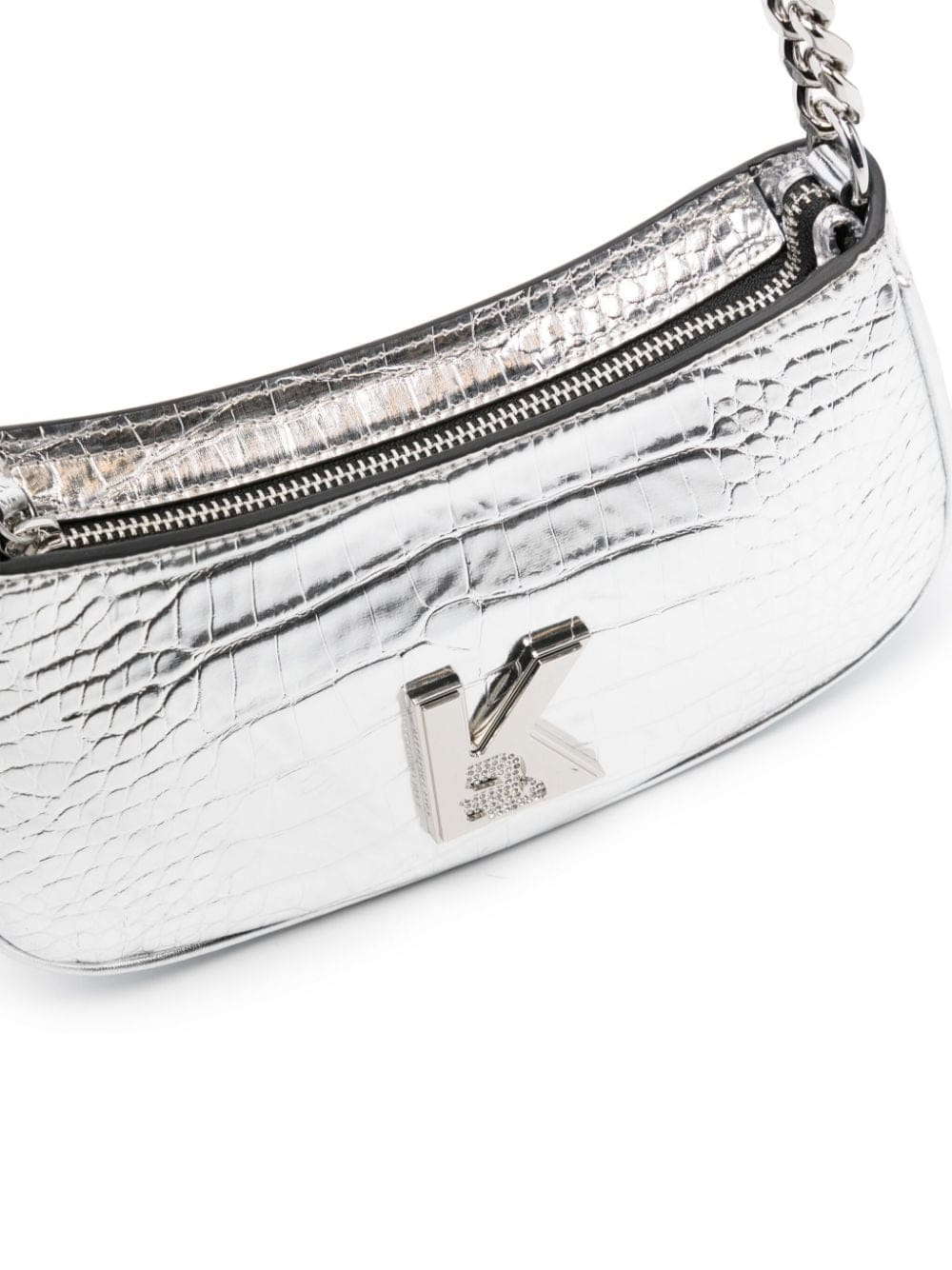 Karl Lagerfeld K/Kameo metallic shoulder bag - Image 4