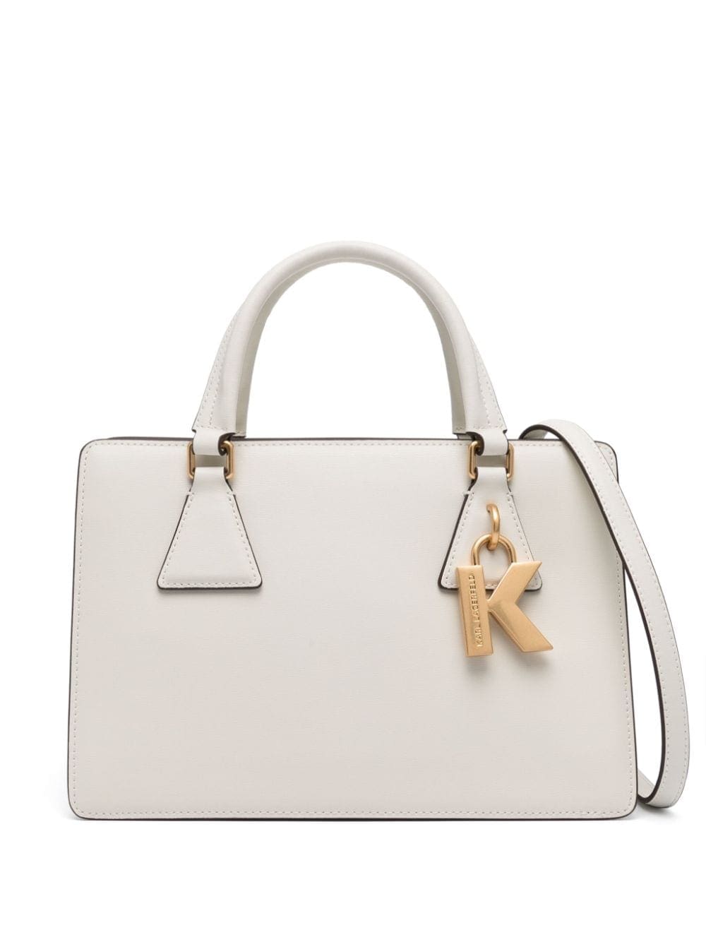 Karl Lagerfeld logo-charm shoulder bag
