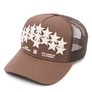 AMIRI star-patch panelled trucker cap