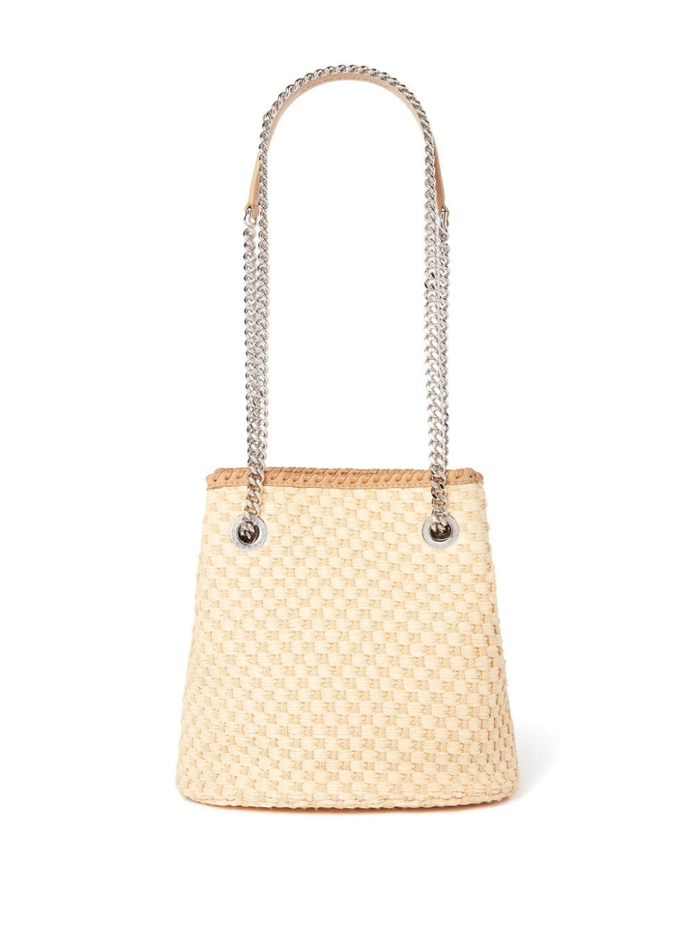 Stella McCartney Falabella raffia bucket bag - Image 2