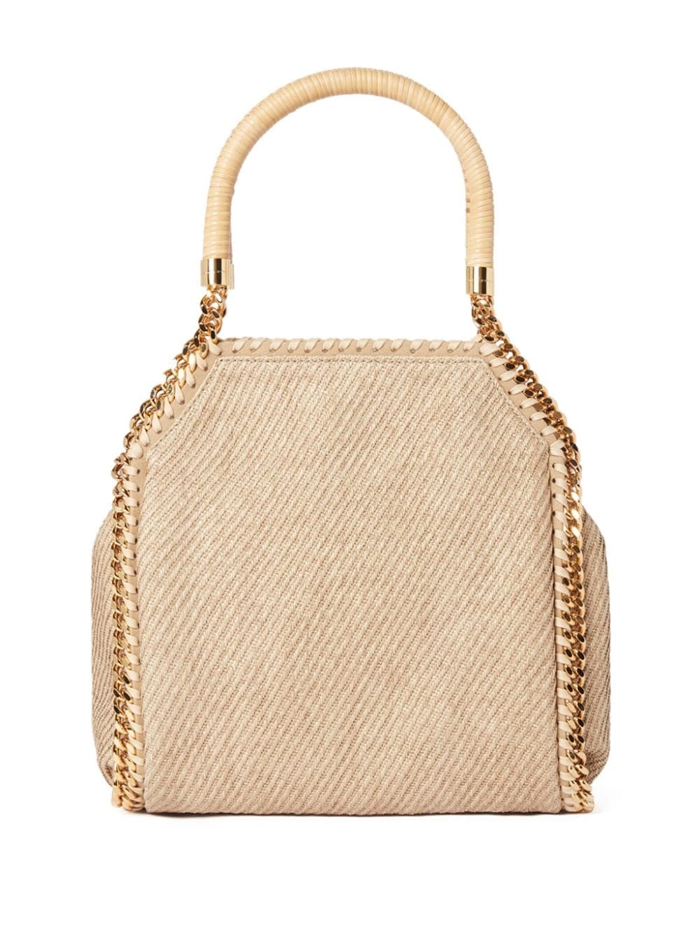 Stella McCartney mini Falabella raffia tote bag - Image 2