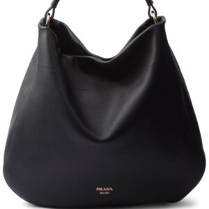 Prada large leather shoulder bag