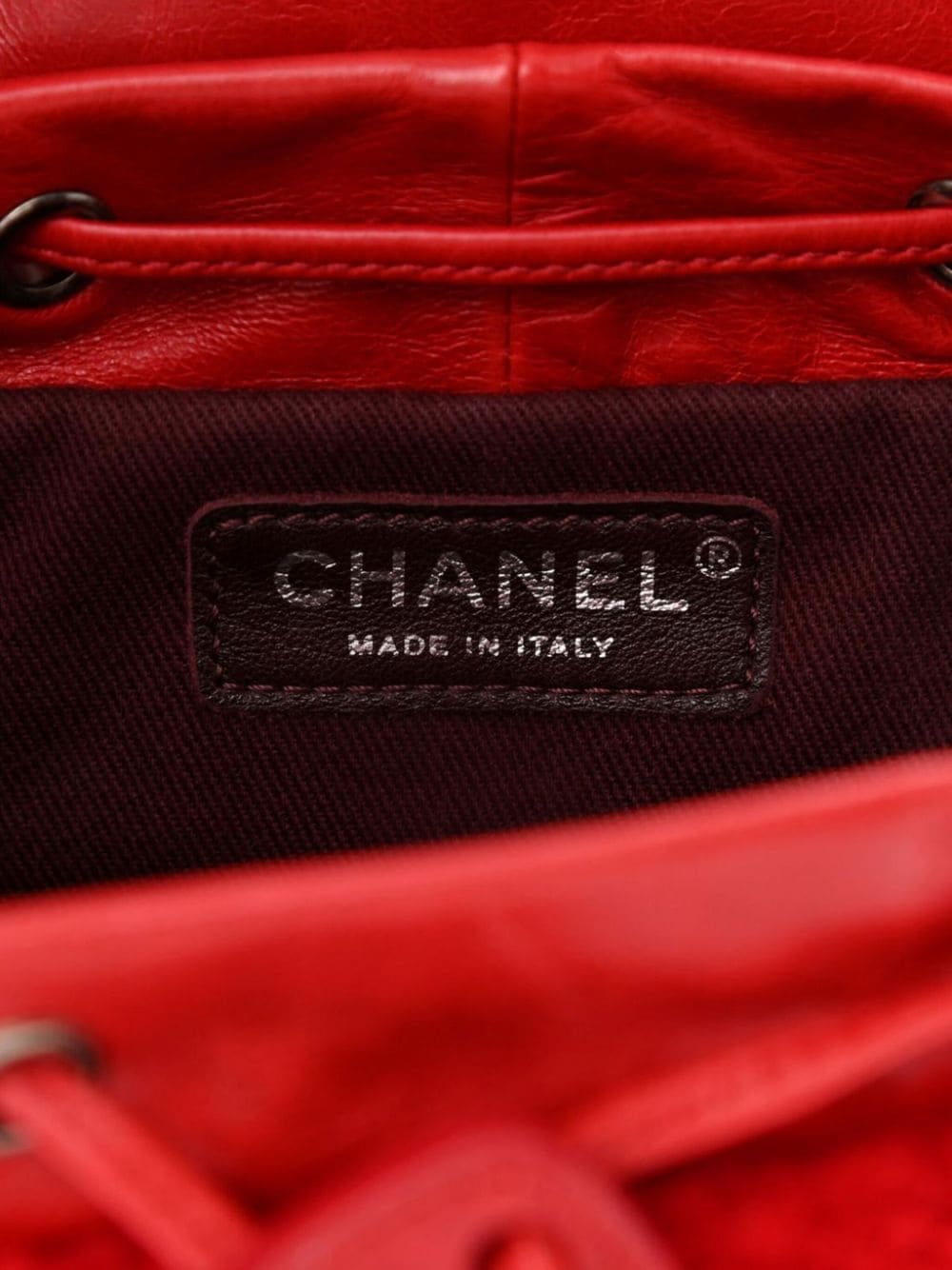 CHANEL Pre-Owned 2015 Paris-Salzburg shearling backpack - Image 4