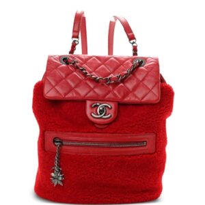 CHANEL Pre-Owned 2015 Paris-Salzburg shearling backpack