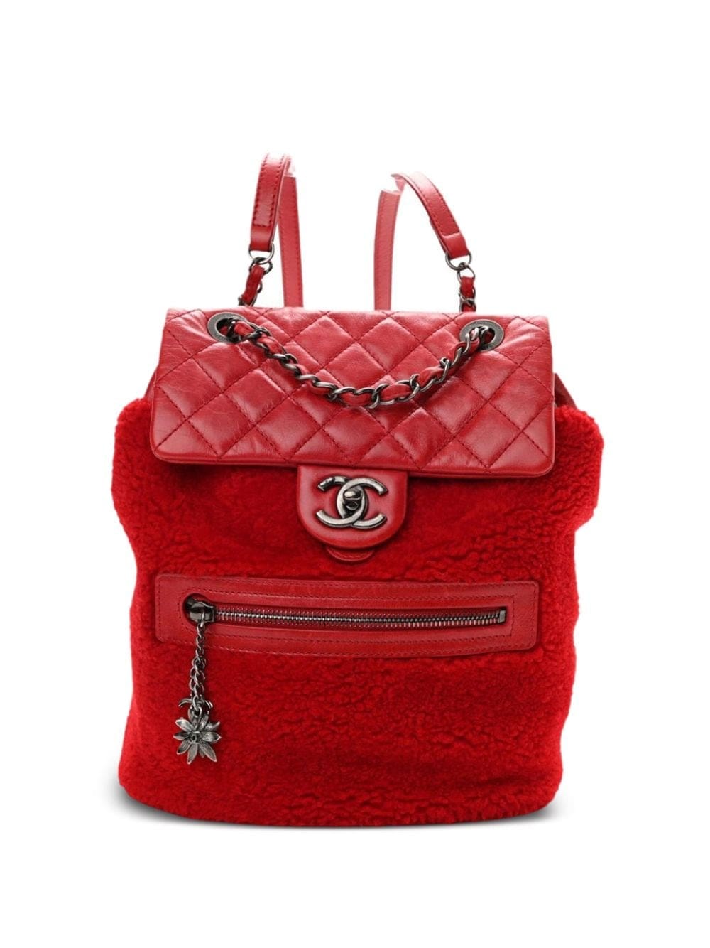 CHANEL Pre-Owned 2015 Paris-Salzburg shearling backpack