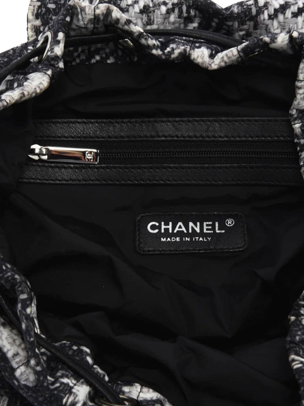 CHANEL Pre-Owned medium CC turn-lock tweed backpack - Image 6