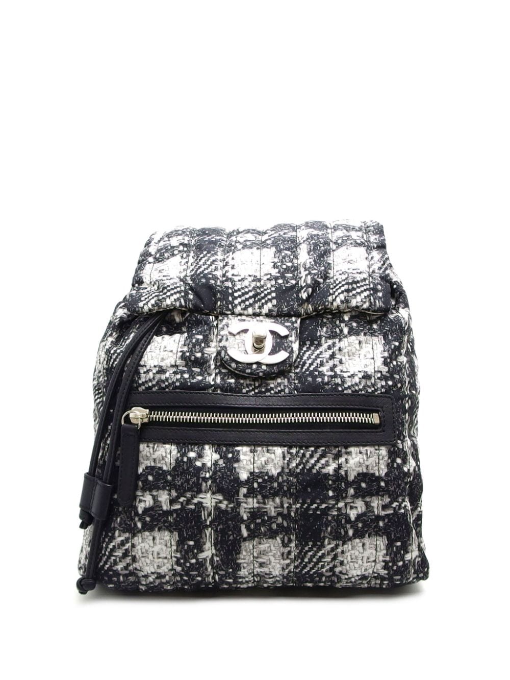 CHANEL Pre-Owned medium CC turn-lock tweed backpack