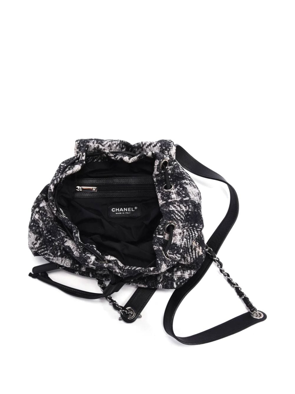 CHANEL Pre-Owned medium CC turn-lock tweed backpack - Image 4