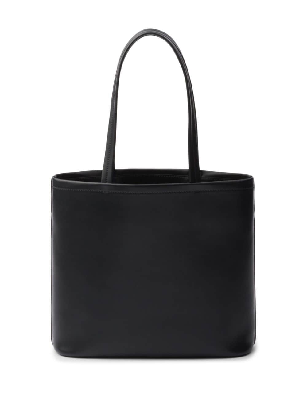 Prada small logo-print leather tote bag - Image 4