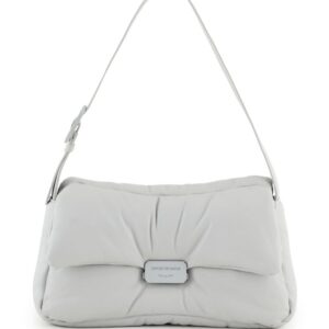 Emporio Armani logo-plaque leather shoulder bag