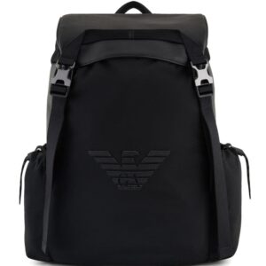 Emporio Armani logo-appliqué backpack