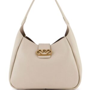 Emporio Armani logo-plaque leather shoulder bag
