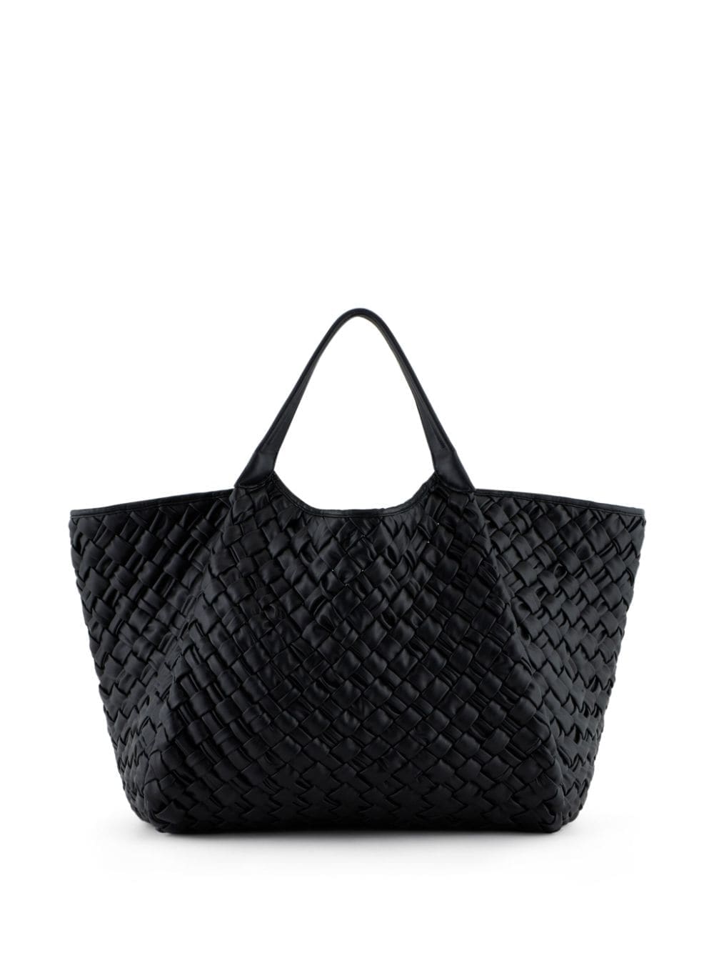 Emporio Armani interwoven faux-leather tote bag - Image 3
