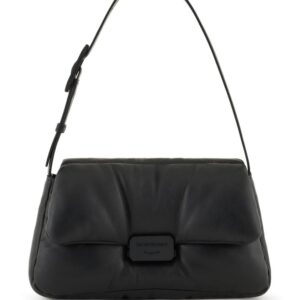 Emporio Armani logo-plaque leather shoulder bag