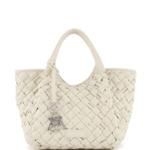 Emporio Armani interwoven faux-leather tote bag