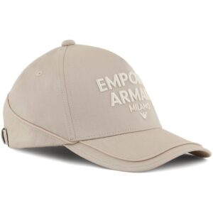 Emporio Armani logo-embroidered cotton cap