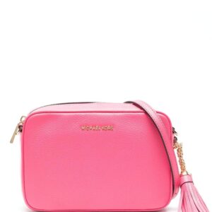 Michael Michael Kors logo-lettering leather crossbody bag