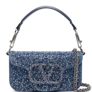 Valentino Garavani small VLogo Signature denim tote bag