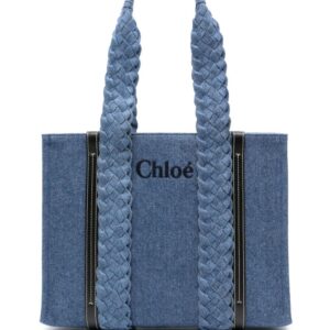 Chloé medium Woody denim tote bag
