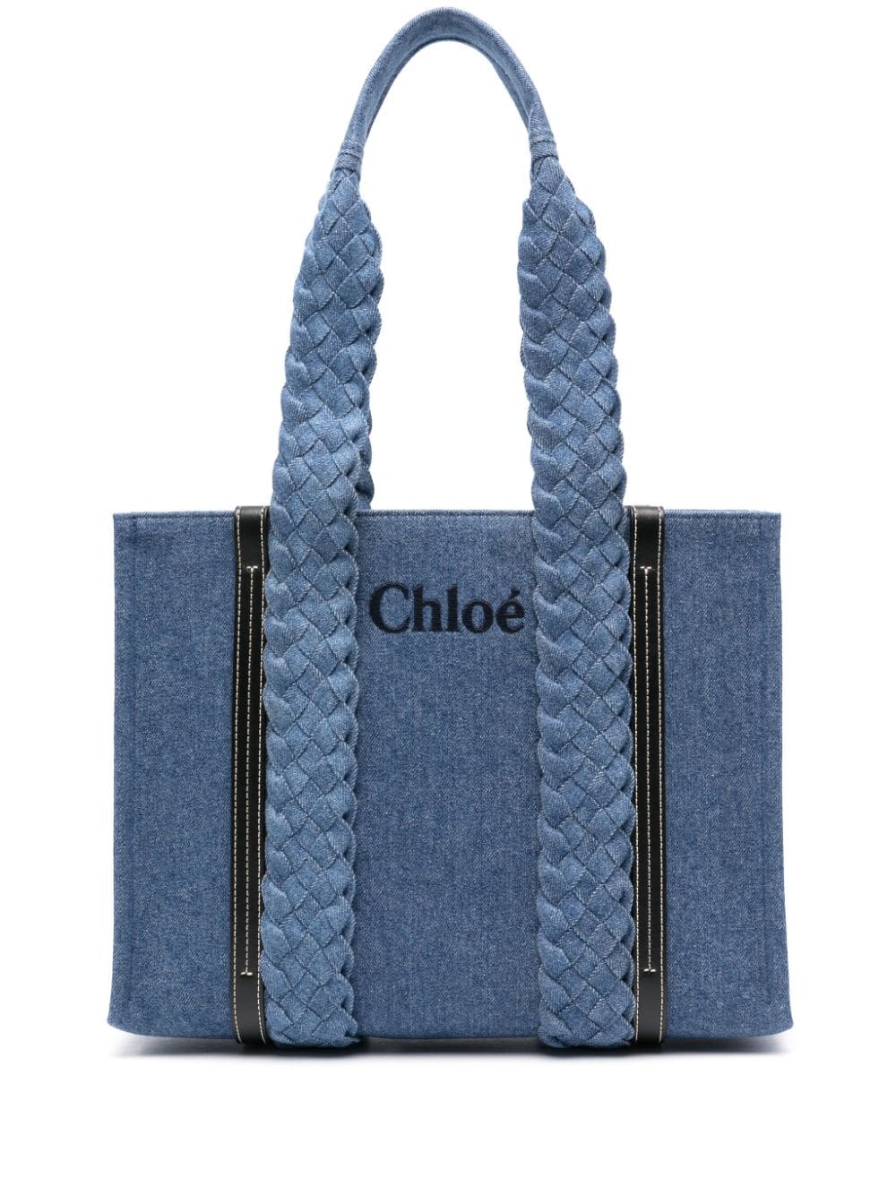 Chloé medium Woody denim tote bag
