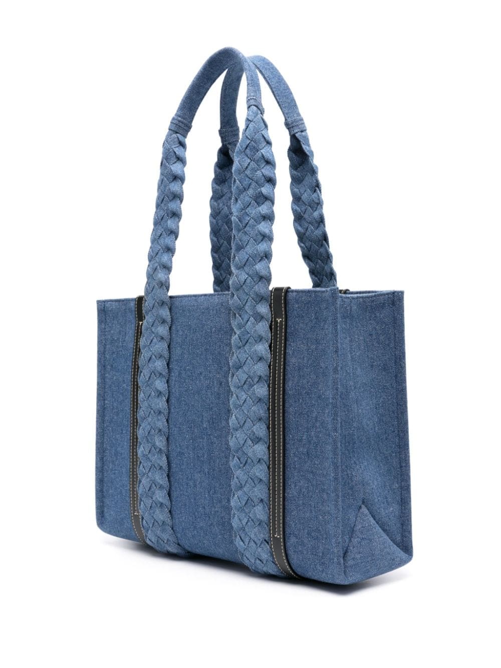 Chloé medium Woody denim tote bag - Image 3