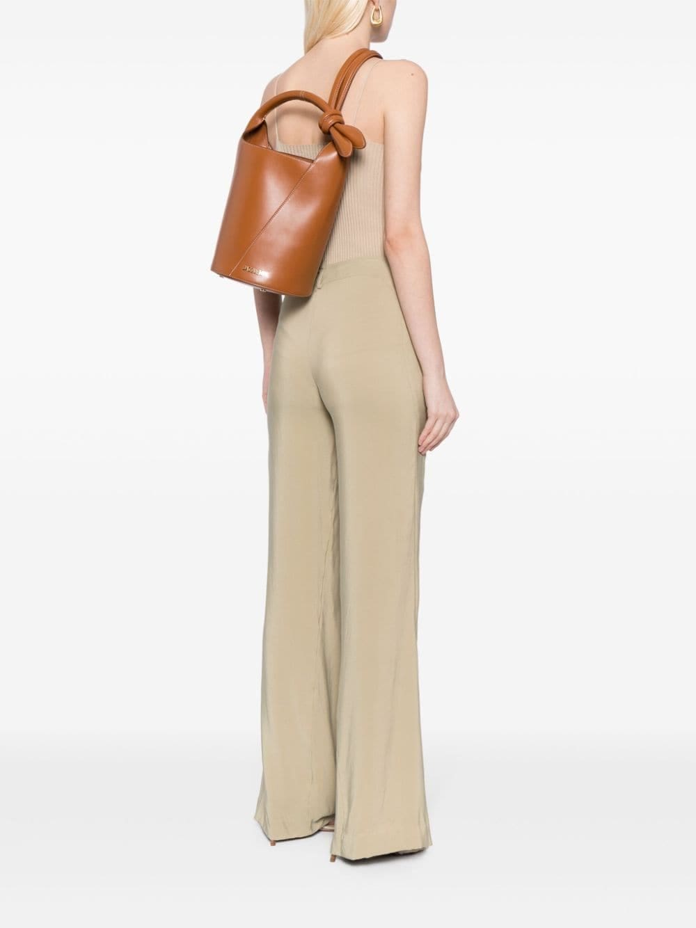 Jacquemus Le petit Tourni leather bucket bag - Image 2
